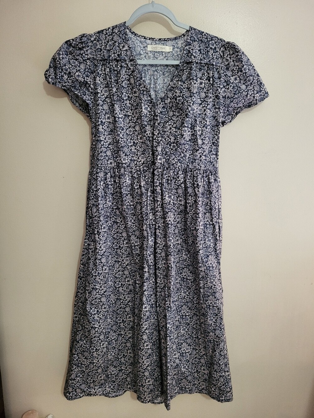 Christy Dawn Simple Dawn Dress Regenerative Organic Cotton Size Petite XS